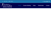 Tablet Screenshot of muskokacontracting.com